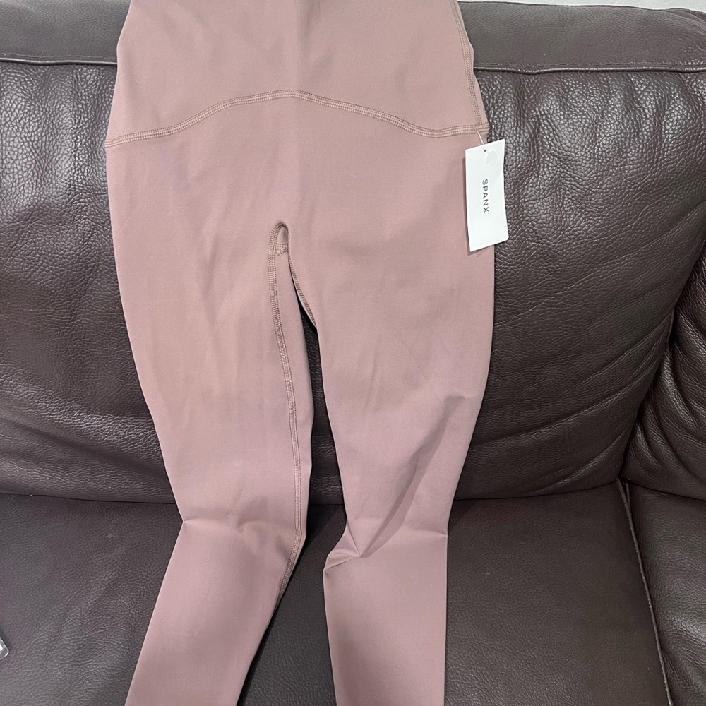 SPANX Mauve High-Rise Leggings